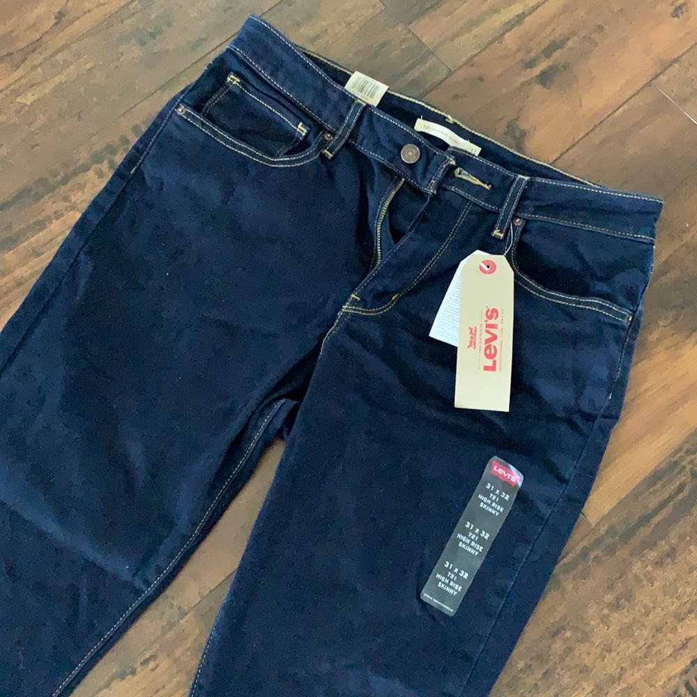 Levi 721 High Rise Skinny 31x32 Jeans